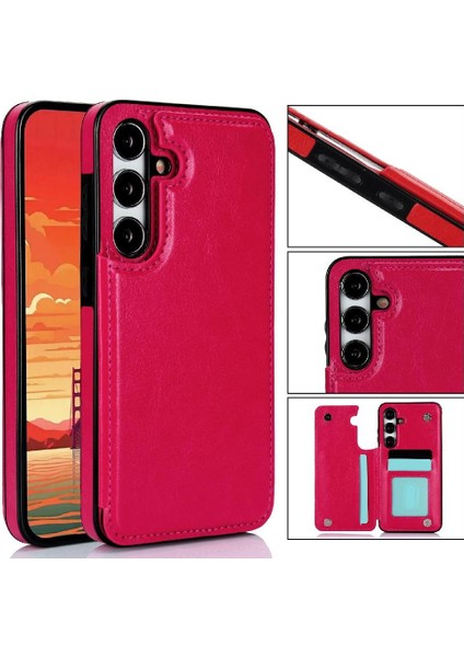 Kart Tutucu Kickstand ile Samsung Galaxy S23 Kart Yuvaları Için Cüzdan Kılıf (Yurt Dışından) fırsatları