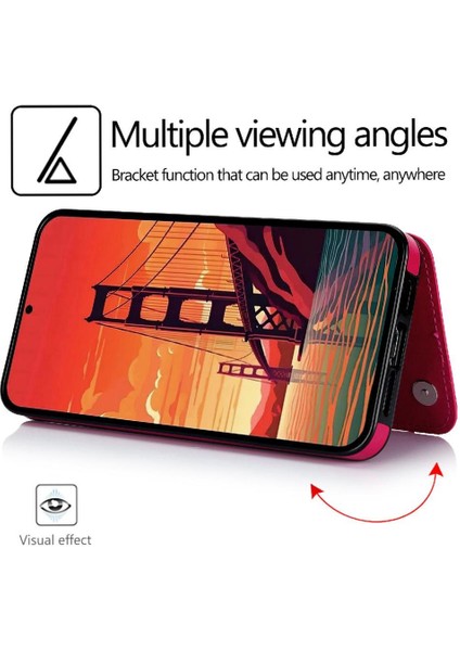 Kart Tutucu Kickstand ile Samsung Galaxy S23 Kart Yuvaları Için Cüzdan Kılıf (Yurt Dışından) indirimleri