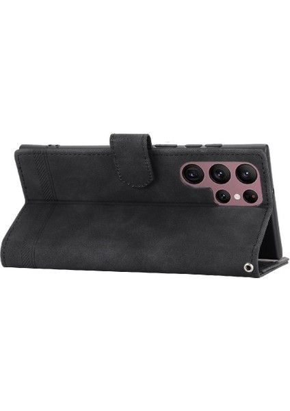 Samsung Galaxy S22 Ultra Nakit Cep Premium Bileklik Kartı Için Flip Case (Yurt Dışından)