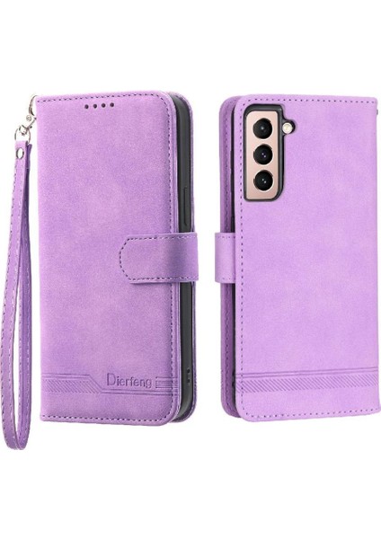 Samsung Galaxy S21 Kart Yuvaları Nakit Cep Manyetik Kapatma Için Flip Case (Yurt Dışından)