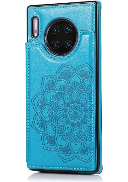 Cüzdan Huawei Mate 30 Için Kart Tutucu Kılıf ile Pro Flip Darbeye Çift (Yurt Dışından)