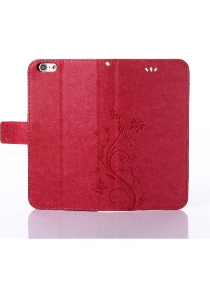 IPhone 6 Bilek Kayışı Manyetik Kapatma Kart Tutucu Kickstand Için Filp Durumda (Yurt Dışından)