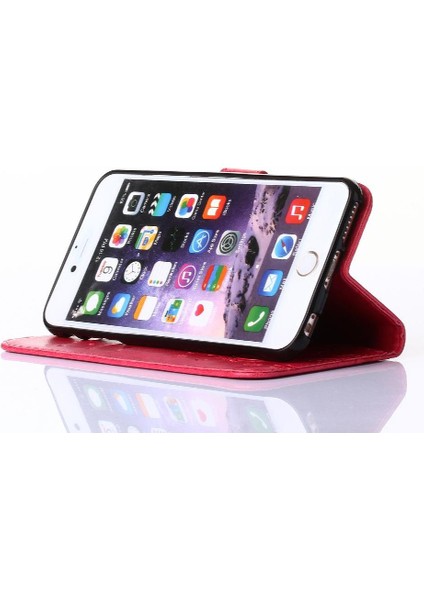 IPhone 6 Bilek Kayışı Manyetik Kapatma Kart Tutucu Kickstand Için Filp Durumda (Yurt Dışından)