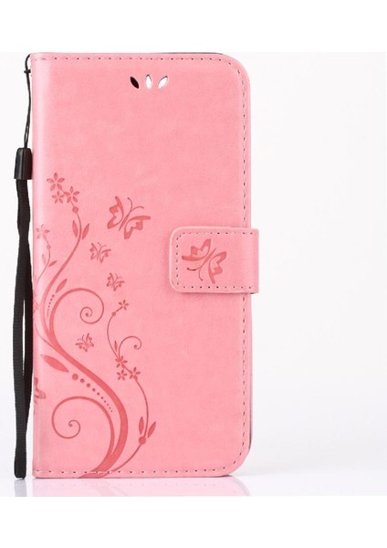 IPhone 7 Için Filp Durumda Artı Kickstand Kart Tutucu Pu Deri Bilek Kayışı (Yurt Dışından)