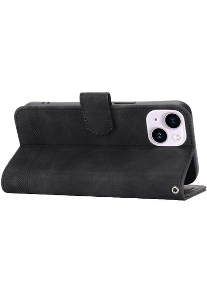 IPhone 14 Için Flip Case Artı Premium Kart Yuvaları Manyetik Kapatma Nakit (Yurt Dışından)