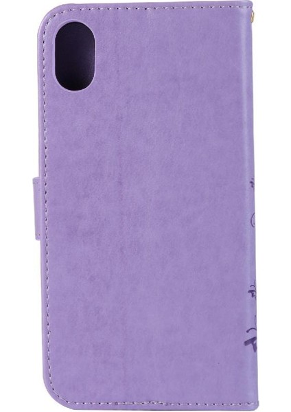 IPhone Xs Max Manyetik Kapatma Kickstand Pu Deri Bilek Için Filp Durumda (Yurt Dışından)