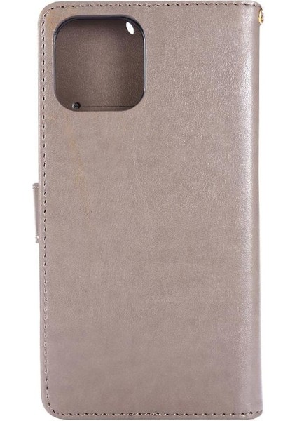 IPhone 13 Için Filp Durumda Pro Max Kickstand Kart Tutucu Pu Deri Bilek (Yurt Dışından)