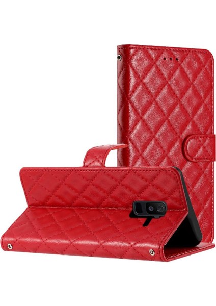 Samsung Galaxy A6 Artı 2018 Kickstand Pu Deri Cüzdan Tpu Için Flip Case (Yurt Dışından)
