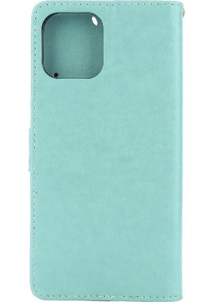 IPhone 13 Için Filp Durumda Pro Max Kickstand Kart Tutucu Pu Deri Bilek (Yurt Dışından)