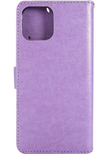 IPhone 13 Için Filp Durumda Pro Max Kickstand Kart Tutucu Pu Deri Bilek (Yurt Dışından)