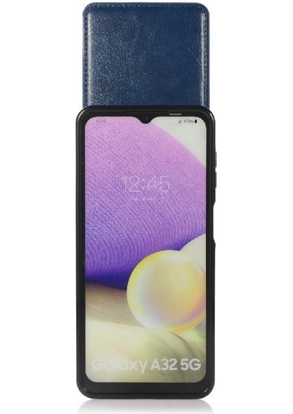 Kredi Kartı Cüzdanı Manyetik ile Samsung Galaxy A32 5g ile Uyumlu (Yurt Dışından)