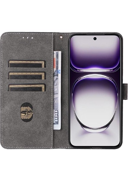 Oppo Oppo 12 5g Pu Deri Kart Yuvaları Için Kılıf Kapak Manyetik Kapatma Rfıd (Yurt Dışından) fiyatları