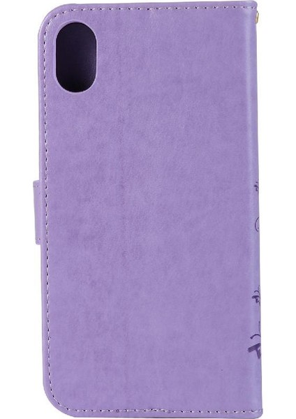 IPhone Xs Max Manyetik Kapatma Kickstand Pu Deri Bilek Için Filp Durumda (Yurt Dışından)