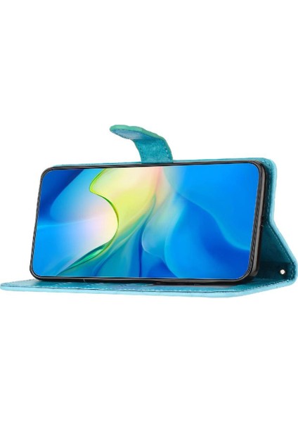 Samsung Galaxy A8 Artı 2018 Kickstand Manyetik Folio Kart Pu Için Flip Case (Yurt Dışından)