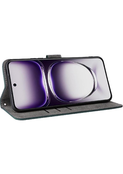 Oppo Oppo 12 5g Pu Deri Kart Yuvaları Için Kılıf Kapak Manyetik Kapatma Rfıd (Yurt Dışından) modelleri
