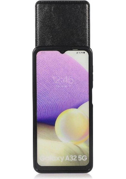 Kredi Kartı Cüzdanı Manyetik ile Samsung Galaxy A32 5g ile Uyumlu (Yurt Dışından)
