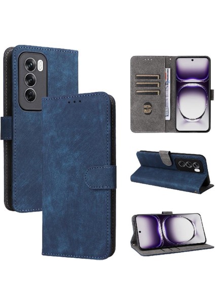 Oppo Oppo 12 5g Pu Deri Kart Yuvaları Için Kılıf Kapak Manyetik Kapatma Rfıd (Yurt Dışından)