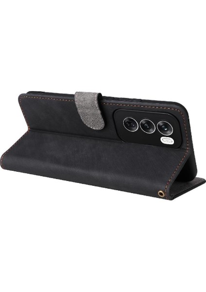 Oppo Oppo 12 5g Pu Deri Kart Yuvaları Için Kılıf Kapak Manyetik Kapatma Rfıd (Yurt Dışından) fırsatları
