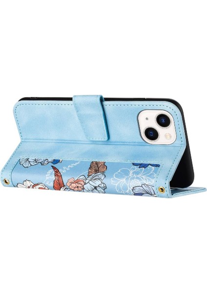 IPhone 13 Mini Anti Scratch Pu Deri Kickstand Kart Için Cüzdan Kılıf (Yurt Dışından) fırsatları