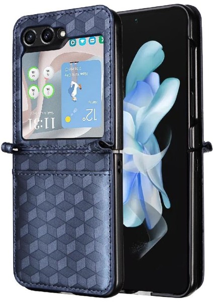 Samsung Galaxy Z Flip 6 Kart Yuvaları Tutucu Manyetik Kapatma Için Flip Case (Yurt Dışından)