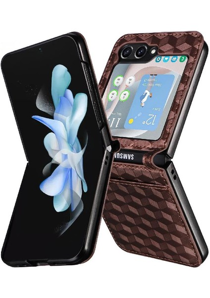 Samsung Galaxy Z Flip 6 Kart Yuvaları Tutucu Manyetik Kapatma Için Flip Case (Yurt Dışından)
