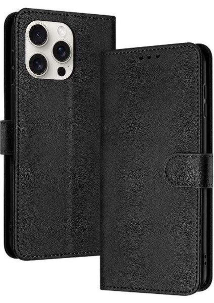 Toka ile IPhone 14 Pro Max Kickstand Için Flip Case Pu Deri ile (Yurt Dışından)