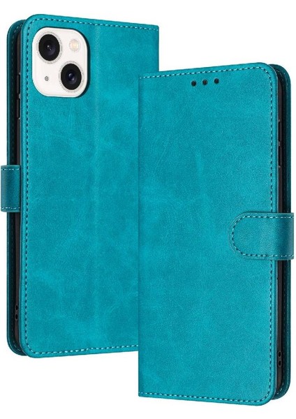 Toka Saf Kart Yuvası ile IPhone 13 Mini Pu Deri Için Flip Case (Yurt Dışından)