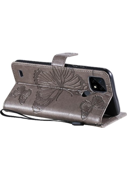 Kart Yuvası Standı Pu Flip ile Realme C20/C21 Darbeye Dayanıklı Kapak Için Flip Case (Yurt Dışından) fırsatları