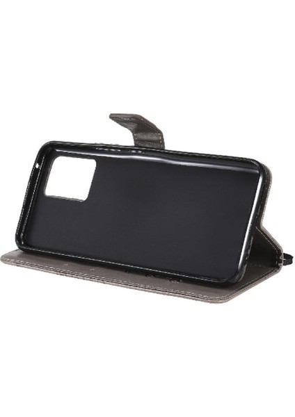 Realme Için Flip Case 8 4g/8 Pro Kart Yuvası Standı ile Flip Kickstand Pu (Yurt Dışından)