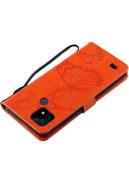 Kart Yuvası Standı Pu Flip ile Realme C20/C21 Darbeye Dayanıklı Kapak Için Flip Case (Yurt Dışından) modelleri