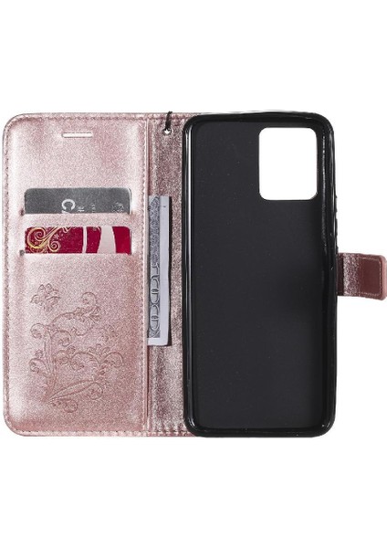 Realme Için Flip Case 8 4g/8 Pro Kart Yuvası Standı ile Flip Kickstand Pu (Yurt Dışından)