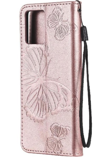 Realme Için Flip Case 8 4g/8 Pro Kart Yuvası Standı ile Flip Kickstand Pu (Yurt Dışından)