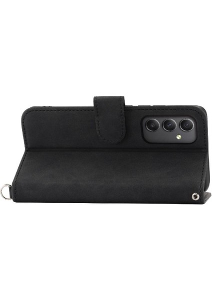 Samsung Galaxy M34 5g Için Flip Case Kabartmalı Bileklik Darbeye Çoklu (Yurt Dışından) modelleri
