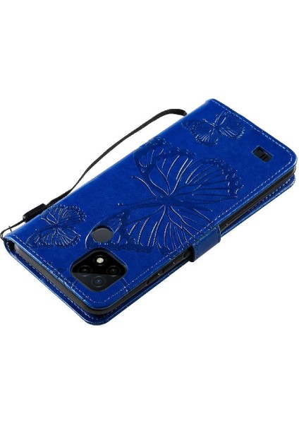 Kart Yuvası Standı Pu Flip ile Realme C20/C21 Darbeye Dayanıklı Kapak Için Flip Case (Yurt Dışından) fırsatları
