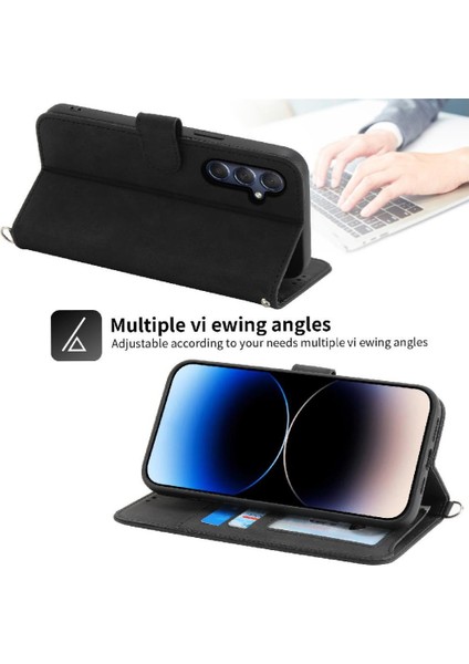 Samsung Galaxy M54 Bileklik Kabartmalı Çoklu Kredi Kartı Için Flip Case (Yurt Dışından) indirimleri