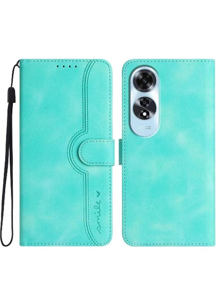 Oppo A60 Kılıf Dahili Mıknatıs Kapak Premium Pu Cüzdan ile Uyumlu (Yurt Dışından)