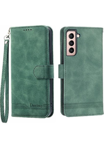 Samsung Galaxy S21 Kart Yuvaları Nakit Cep Manyetik Kapatma Için Flip Case (Yurt Dışından)