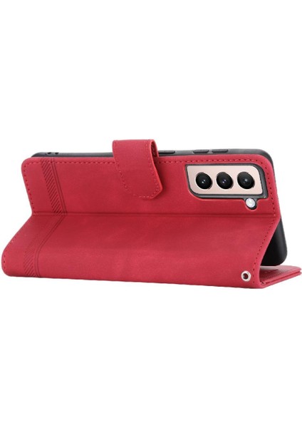 Samsung Galaxy S21 Artı Kart Yuvaları Manyetik Kapatma Premium Için Flip Case (Yurt Dışından)