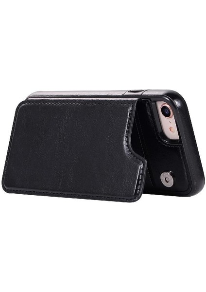 Cüzdan Kılıf IPhone 7 Artı/8 Artı Kart Yuvaları Pu Deri Kart Toka ile (Yurt Dışından) fırsatları