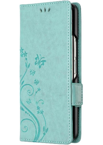 Samsung Galaxy Z Filp 4 Kickstand Manyetik Kapatma Kartı Bilek Için Filp Durumda (Yurt Dışından)