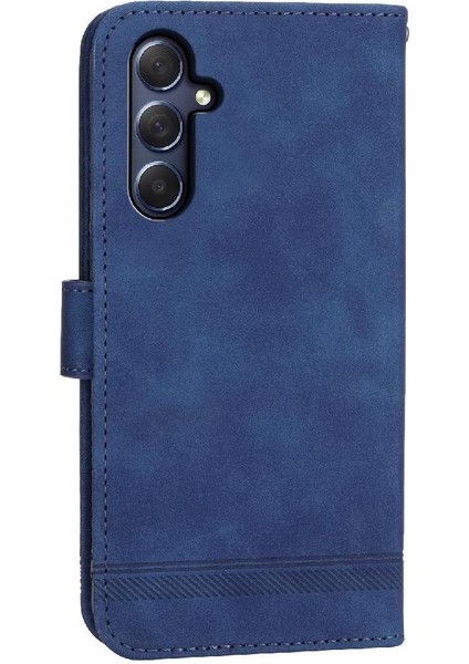 Samsung Galaxy M54 Kart Yuvaları Manyetik Kapatma Bileklik Için Flip Case (Yurt Dışından) indirimleri