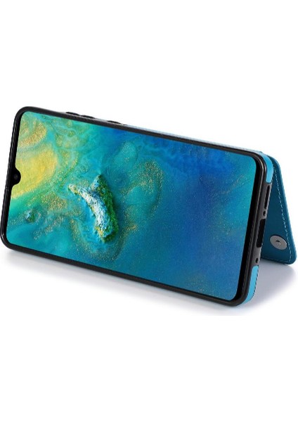 Cüzdan Kart Tutucu Kılıf ile Huawei Mate 20 Desen Çiçek Pu Deri (Yurt Dışından)