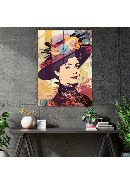 Canlı Pop Art Cam Baskısında Viktorya Dönemi Modası - Klasisizm+Popart, Duvar Dekorasyonu, Modern Sanat, Klasisizm ile Pop Art'ı Birleştirmek, 30 x 45 cm fiyatları