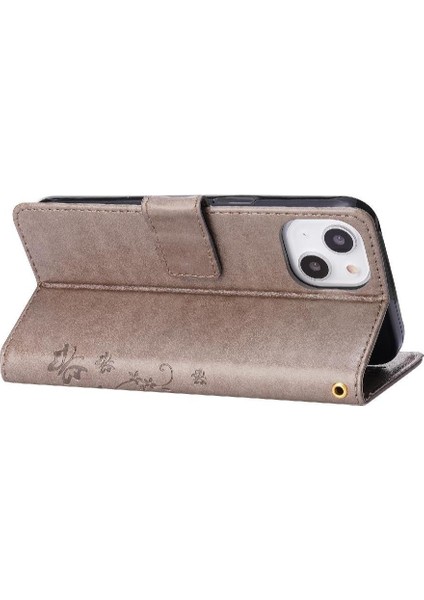IPhone 15 Için Pu Deri Kickstand Durumda Kart Tutucu Manyetik Kapatma (Yurt Dışından) fiyatları