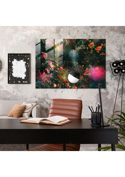 Claude Monet Cam Tablo - Çiçek Açan Bahçe Cam Duvar Tablosu - Claude Monet, Cam Duvar Tablosu, Cam Baskı, Claude Monet, 45 x 30 cm fiyatları