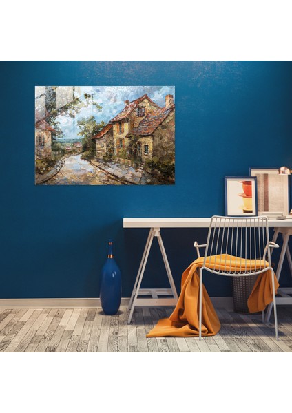Claude Monet Büyüleyici Fransız Köyü Cam Sanatı - Claude Monet, Cam Sanatı, Cam Baskı, Duvar Süslemesi, 45 x 30 cm fiyatları