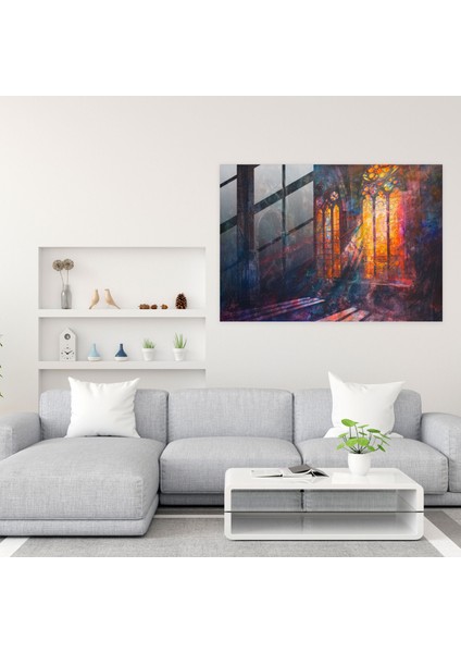 Claude Monet Cam Sanatı - Gündoğumunda Rouen Katedrali - Claude Monet, Cam Sanatı, Claude Monet, Cam Baskı, 45 x 30 cm fiyatları