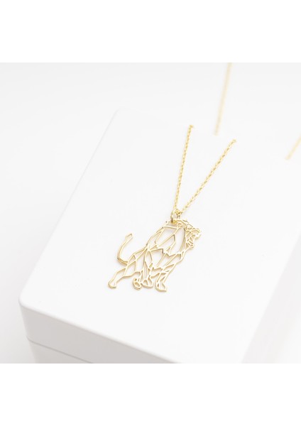 925 Ayar Gümüş Kükreyen Aslan Kolye Özel Tasarım modelleri