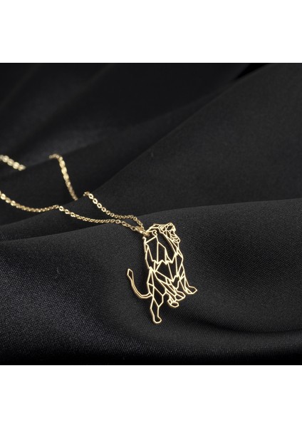 925 Ayar Gümüş Kükreyen Aslan Kolye Özel Tasarım fiyatları