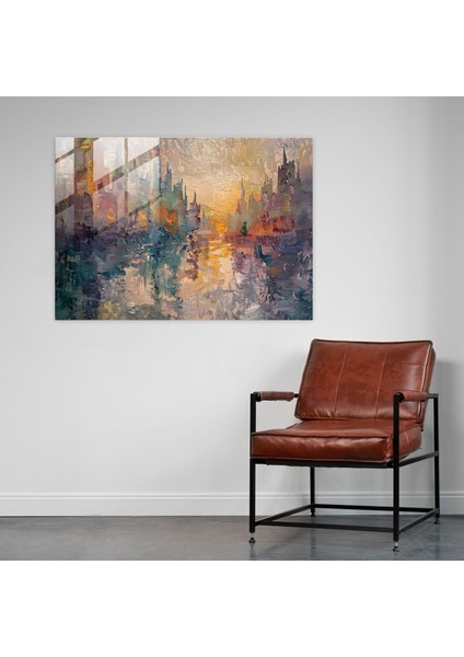 Claude Monet Modern Sanat Cam Baskı - Claude Monet, Cam Baskı, Kentsel, Şehir Manzarası, 45 x 30 cm modelleri